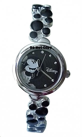 BRAND NEW Ladies Disney Mickey Mouse Black Icons Watch