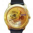 NEW Ladies Disney Mickey Mouse SEIKO Medallion Gold Limited Watch