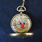 NEW Disney Fossil Mickey Mouse Sorcerer Pocket Watch