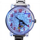 NEW Disney Mickey Mouse Animated Italian Charm Watch