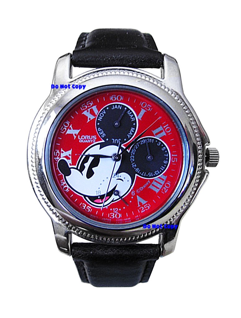NEW Disney Lorus Mickey Mouse Multifunctional Watch HTF