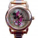 NEW Disney Minnie Mouse Golf Italian Charm Watch HTF