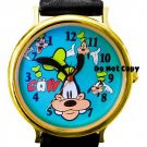 NEW Vintage Disney Goofy Backwards Ears Time Watch HTF