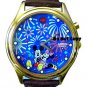 Disney Lorus Mickey Minnie Mouse Musical Firework Watch