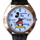 NEW Men's Disney Mickey Mouse SEIKO Date Watch HTF