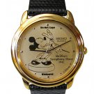 NEW Men's Disney Mickey Mouse SEIKO Symphony Hour 1942 Gold Limited Edition Watch HTF
