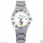 BRAND NEW Men's Disney Mickey Mouse Silver Date Watch HTF