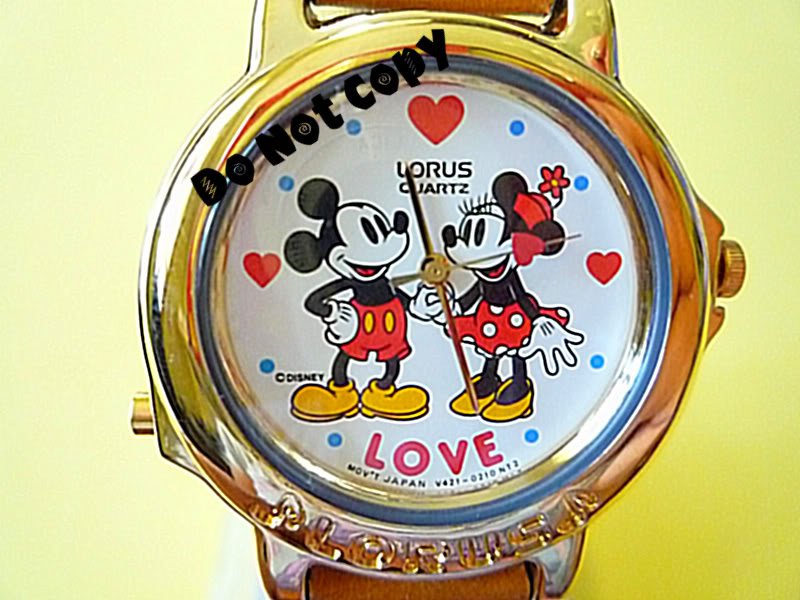 NEW Disney Lorus Mickey & Minnie Mouse Beatles Watch