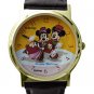 NEW Disney Mickey & Minnie Mouse Skating Christmas Holiday Watch HTF