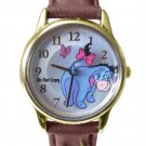 NEW Ladies Disney SII Eeyore Rotating Tail with Bow Watch HTF