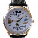 New Disney Fossil Mickey Mouse, Pluto, Goofy, Donald Duck LTD Watch HTF