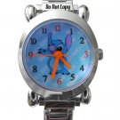 NEW Disney Lilo & Stitch Italian Charm Silver Watch HTF