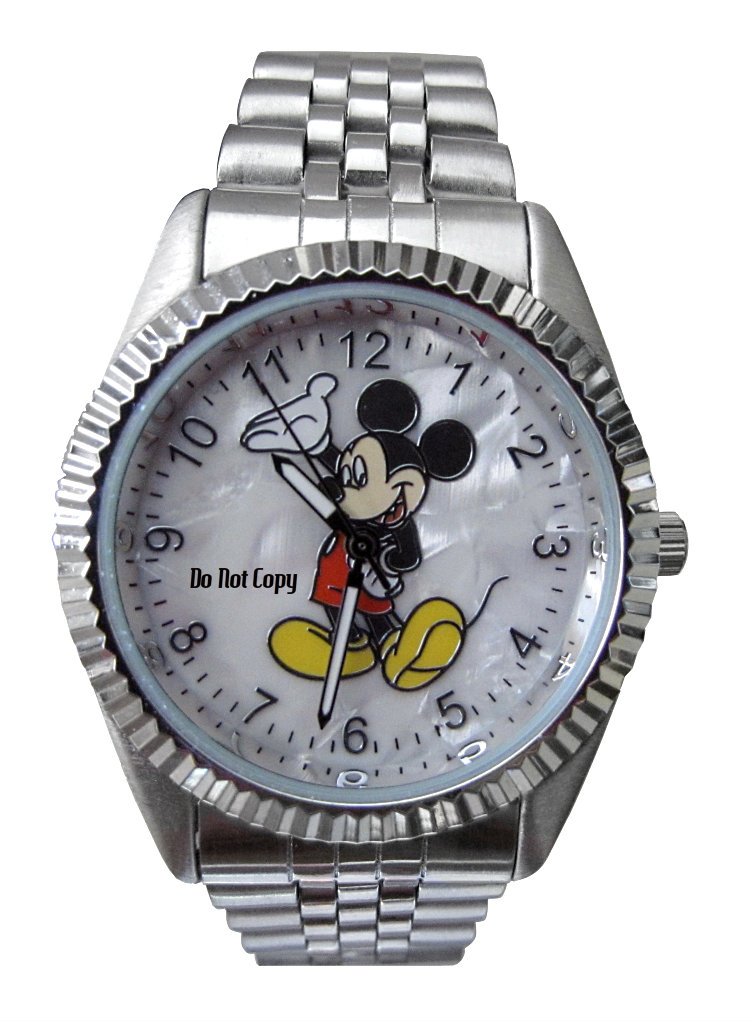 NEW Disney Ladies Mickey Mouse Silver Watch HTF