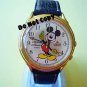 NEW Unisex Disney Lorus Mickey Mouse Alarm Melody Watch HTF