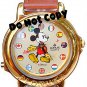 NEW Disney Lorus Mickey Mouse Musical Unisex Gold Watch HTF