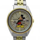 NEW Disney Lorus Ladies Mickey Mouse Day 2Tone Watch HTF