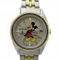 NEW Disney Lorus Ladies Mickey Mouse Day 2Tone Watch HTF