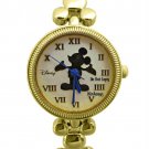 NEW Ladies Disney Mickey Mouse Gold Icons Silhouette Watch HTF