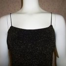 NWT CITY TRIANGLES Black Design Spaghetti Strap Dress Juniors Size M