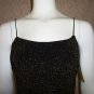 NWT CITY TRIANGLES Black Design Spaghetti Strap Dress Juniors Size M