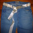 NWOT Ladies LEI Ashley Ultra Low Rise Embellished Jeans Juniors Size 9