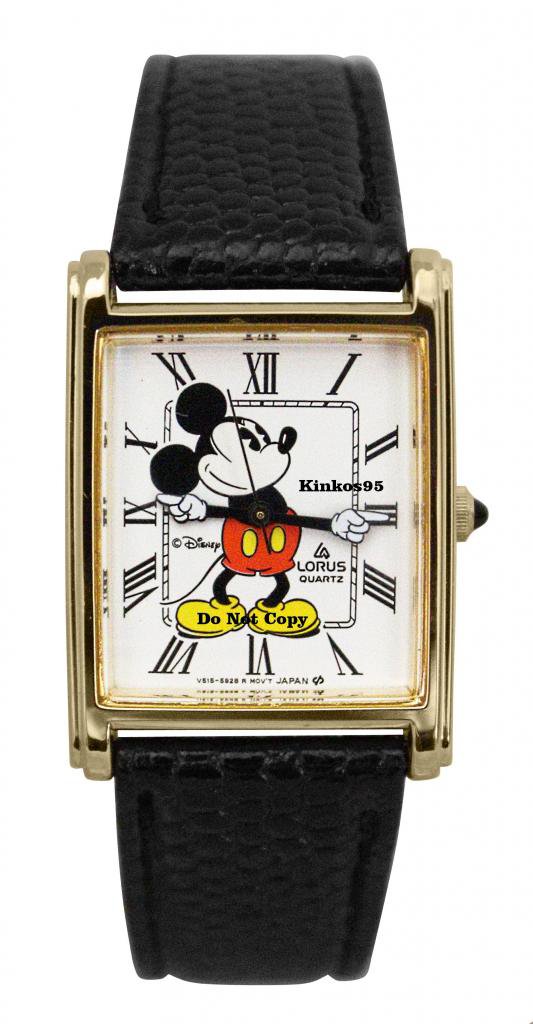 NEW Disney Lorus Mickey Mouse Square Watch HTF