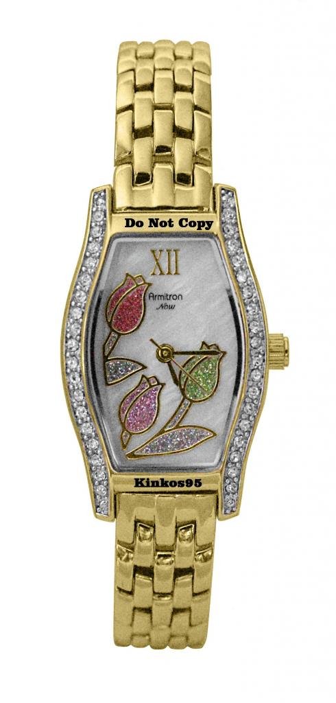 armitron mother of pearl watch
