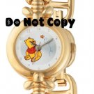 NEW Disney SII Winnie The Pooh Honey Bee Links Gold Watch