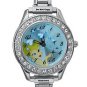 NEW Disney Tinkerbell Blowing a Kiss Rhinestones Jewels Heart Watch HTF