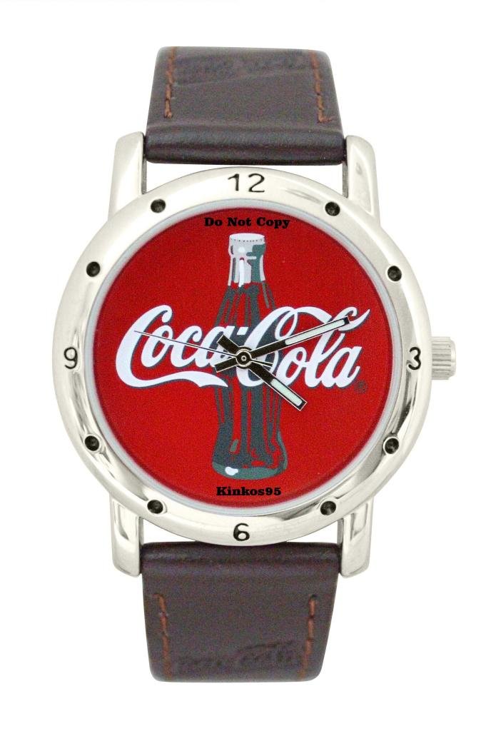 NEW Red Coca Cola Bottle Watch