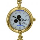 NEW Disney Mickey Mouse Gold Toggle Bracelet Watch HTF