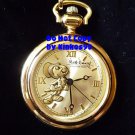 NEW Disney Fossil Jiminy Cricket Limited Edition Gold Pocket Watch HTF