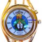 NEW Armitron Marvin The Martian Gold Bangle Lights-Up Watch