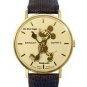 NEW Men's Disney Bradley Mickey Mouse Swiss Pie Eye Gold Watch HTF