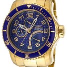 NEW Mens Invicta Pro Diver Blue Dial 18K Stainless Steel Watch