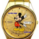 Mint Ladies Disney Mickey Mouse SEIKO Starburst Date/Day Watch HTF #33
