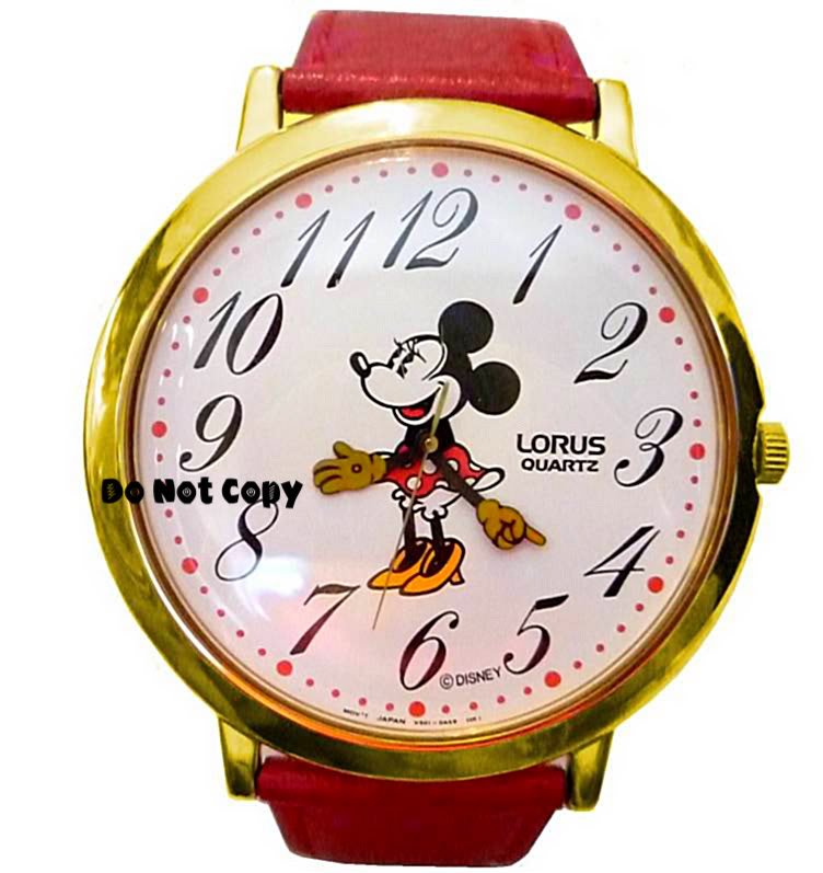 NEW Disney Minnie Mouse Large Watch HTF