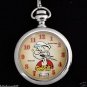 NEW Fossil Popeye Limited Edition Silver Pocket Watch HTF