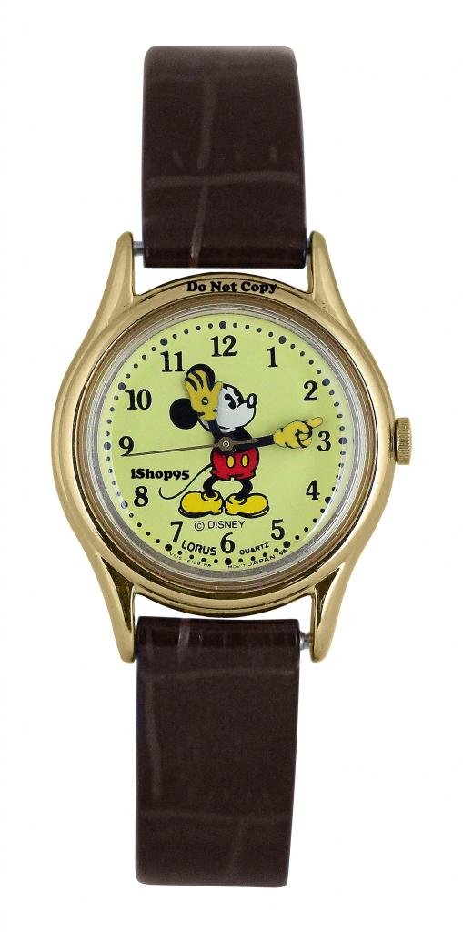 NEW Disney Lorus Mickey Mouse Yellow Gloves Watch HTF