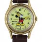 NEW Disney Lorus Mickey Mouse Yellow Gloves Watch HTF