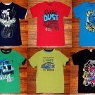 LOT of 6 Boys Transformers, Oshkosh, Faded Glory Mixed T Shirts Size 7