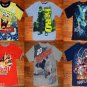 LOT of 6 Marvel Iron Man Spongebob The Hulk Avatar Boys T Shirts Size 8 Medium