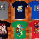 LOT of 6 Boys WWE, Alvin, Dragon Mixed T-shirt Top Size 6-7 Small