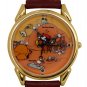 NEW Disney Mickey Mouse Rodeo Western Cowboy Guns Rotating Watch HTF