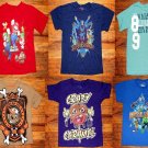 LOT of 6 Super Heroes, Mario, Zombie Boys Mixed T shirts Size 4/5 XS
