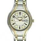NEW Luxury Men's Trump Two Tone Stainless Steel Date Day Watch