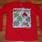 NWOT Boys Angry Birds Naughty or Angry Long Sleeve Red Shirt