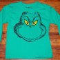 NWOT Boys Dr. Seuss Grinch Green Long Sleeve Shirt Size 8
