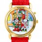 NEW Disney Mickey Mouse Minnie Mouse Goofy Christmas Musical Melody Watch HTF