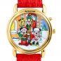 NEW Disney Mickey Mouse Minnie Mouse Goofy Christmas Musical Melody Watch HTF